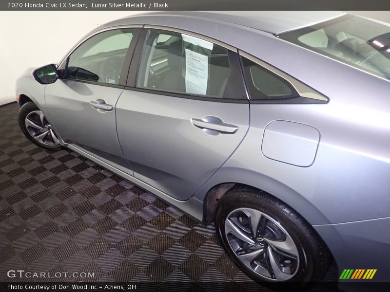 Lunar Silver Metallic / Black 2020 Honda Civic LX Sedan