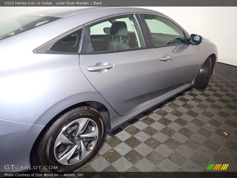 Lunar Silver Metallic / Black 2020 Honda Civic LX Sedan