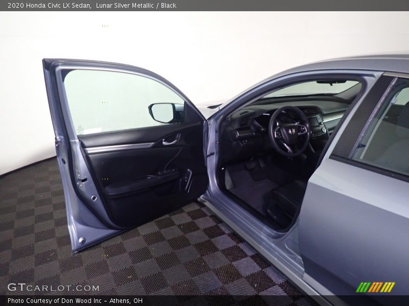 Lunar Silver Metallic / Black 2020 Honda Civic LX Sedan