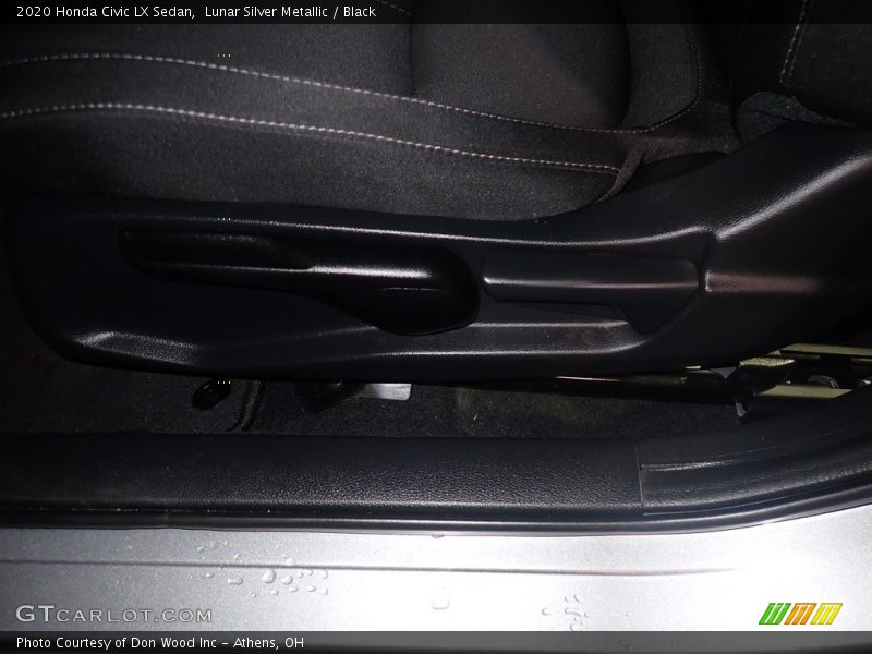 Lunar Silver Metallic / Black 2020 Honda Civic LX Sedan
