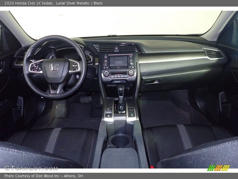 Lunar Silver Metallic / Black 2020 Honda Civic LX Sedan