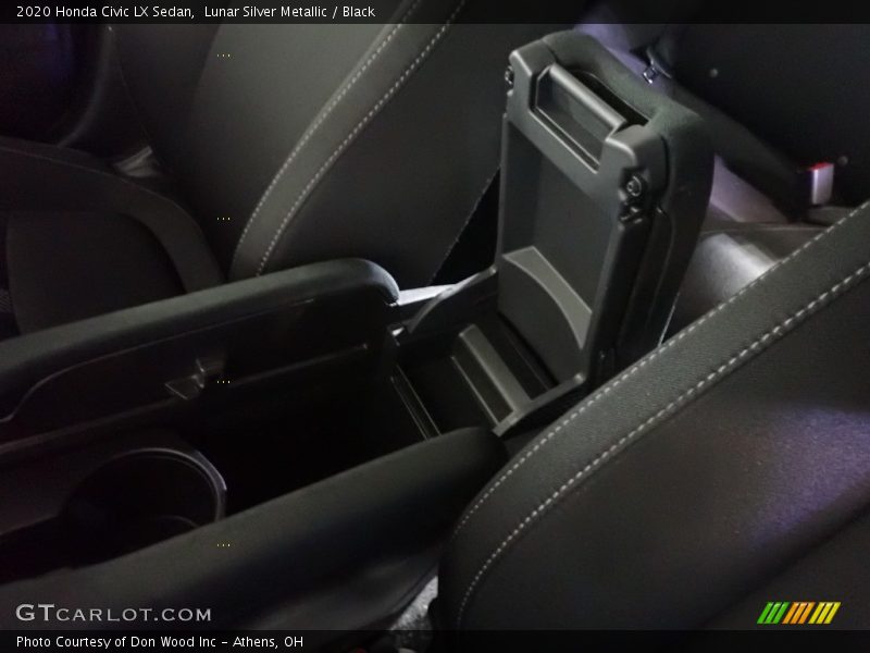 Lunar Silver Metallic / Black 2020 Honda Civic LX Sedan