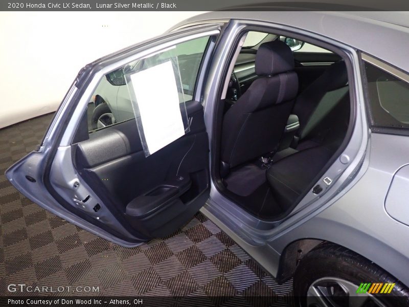 Lunar Silver Metallic / Black 2020 Honda Civic LX Sedan
