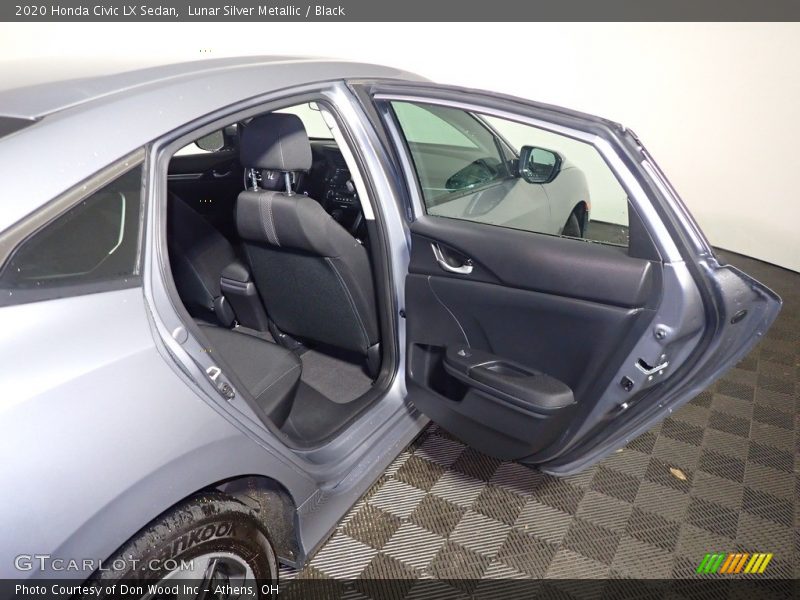 Lunar Silver Metallic / Black 2020 Honda Civic LX Sedan