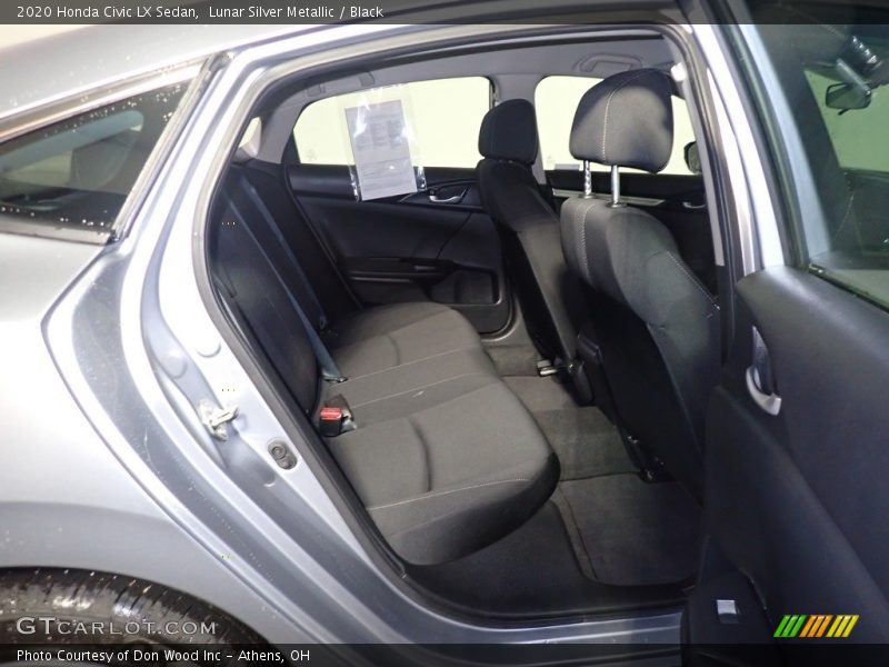 Lunar Silver Metallic / Black 2020 Honda Civic LX Sedan