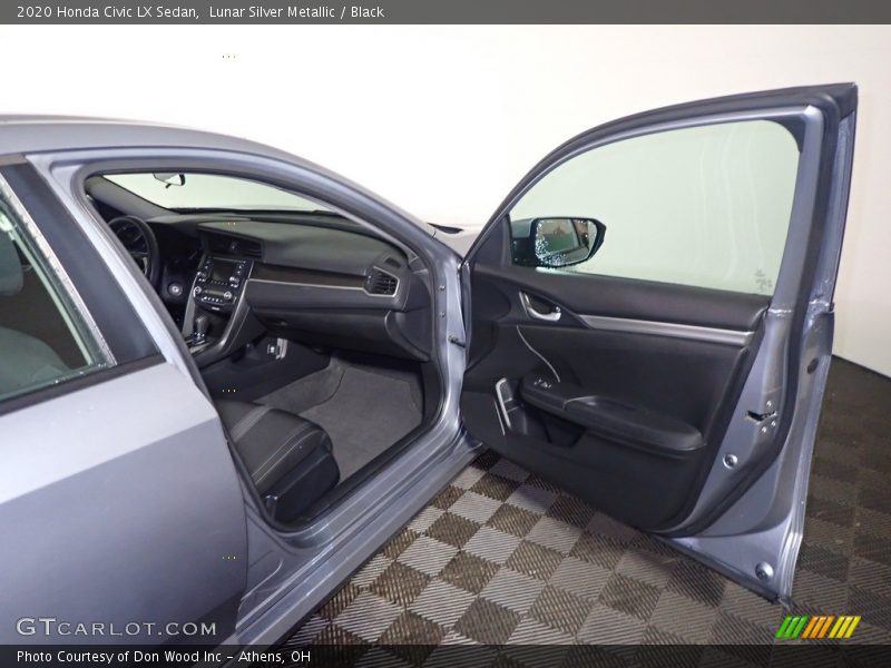 Lunar Silver Metallic / Black 2020 Honda Civic LX Sedan