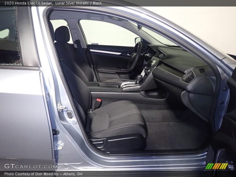 Lunar Silver Metallic / Black 2020 Honda Civic LX Sedan