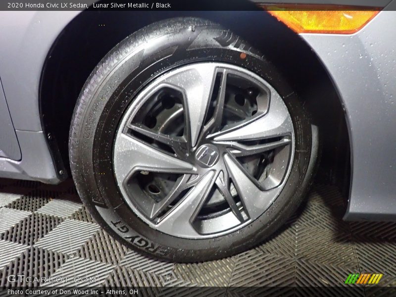 Lunar Silver Metallic / Black 2020 Honda Civic LX Sedan