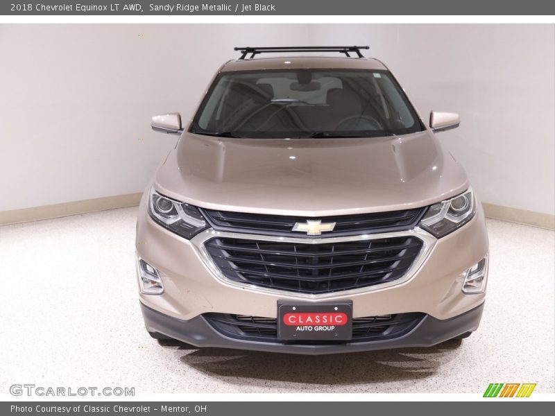 Sandy Ridge Metallic / Jet Black 2018 Chevrolet Equinox LT AWD