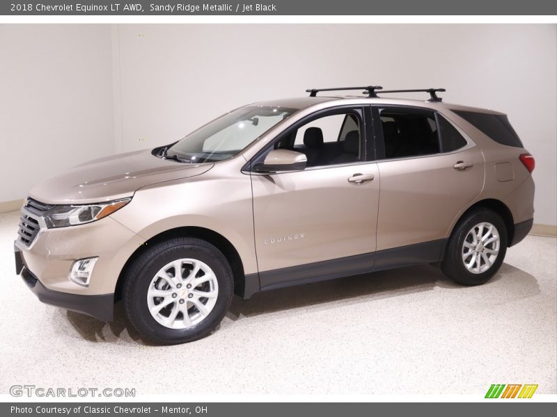 Sandy Ridge Metallic / Jet Black 2018 Chevrolet Equinox LT AWD