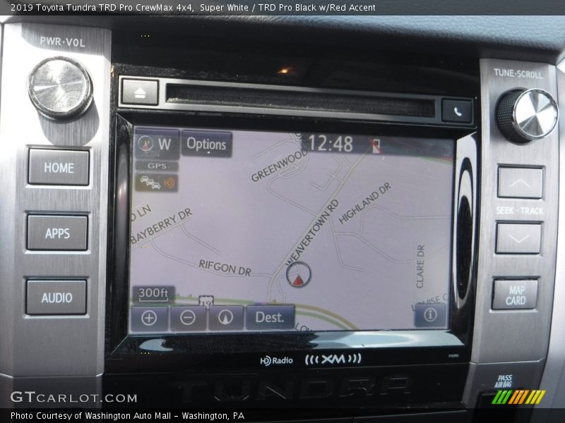 Super White / TRD Pro Black w/Red Accent 2019 Toyota Tundra TRD Pro CrewMax 4x4