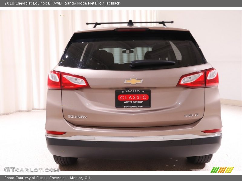 Sandy Ridge Metallic / Jet Black 2018 Chevrolet Equinox LT AWD