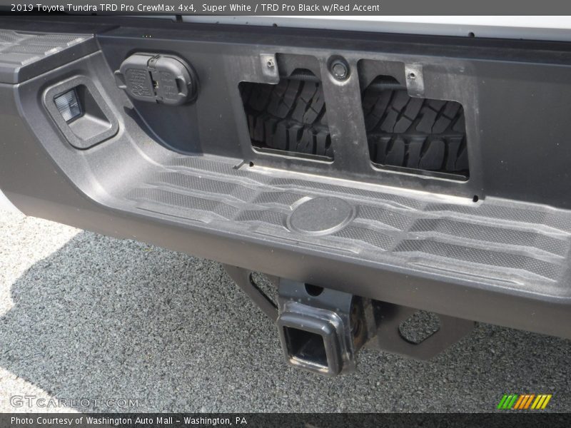 Super White / TRD Pro Black w/Red Accent 2019 Toyota Tundra TRD Pro CrewMax 4x4
