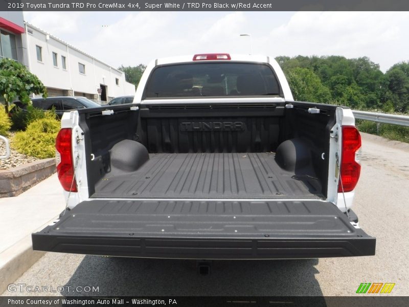 Super White / TRD Pro Black w/Red Accent 2019 Toyota Tundra TRD Pro CrewMax 4x4