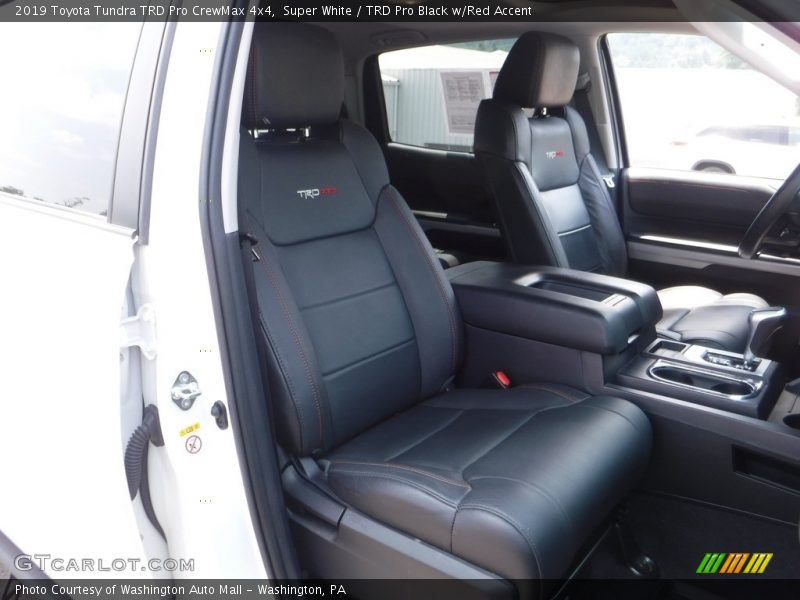 Super White / TRD Pro Black w/Red Accent 2019 Toyota Tundra TRD Pro CrewMax 4x4