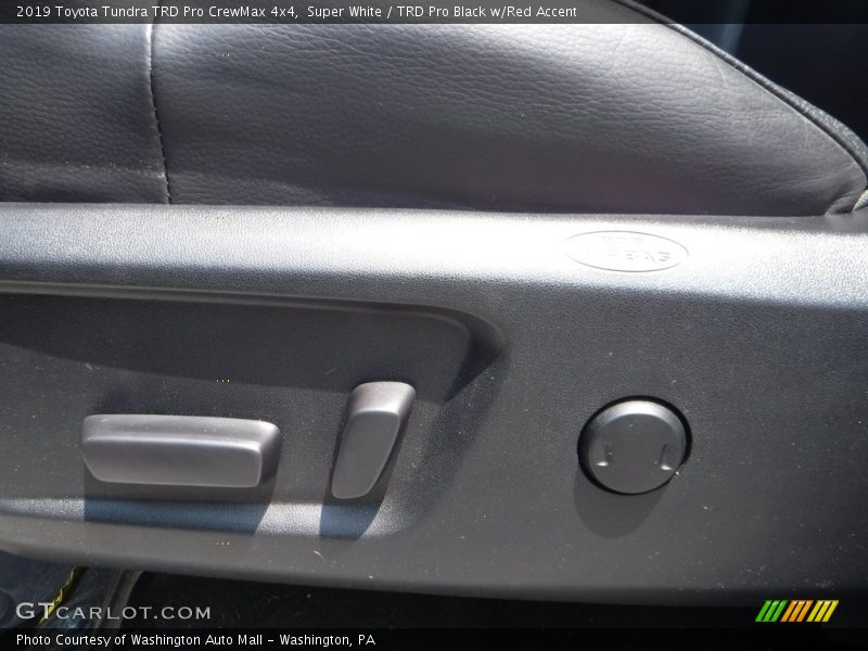 Super White / TRD Pro Black w/Red Accent 2019 Toyota Tundra TRD Pro CrewMax 4x4