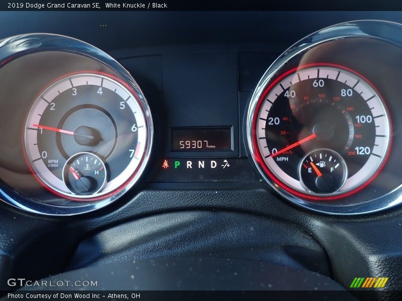 White Knuckle / Black 2019 Dodge Grand Caravan SE