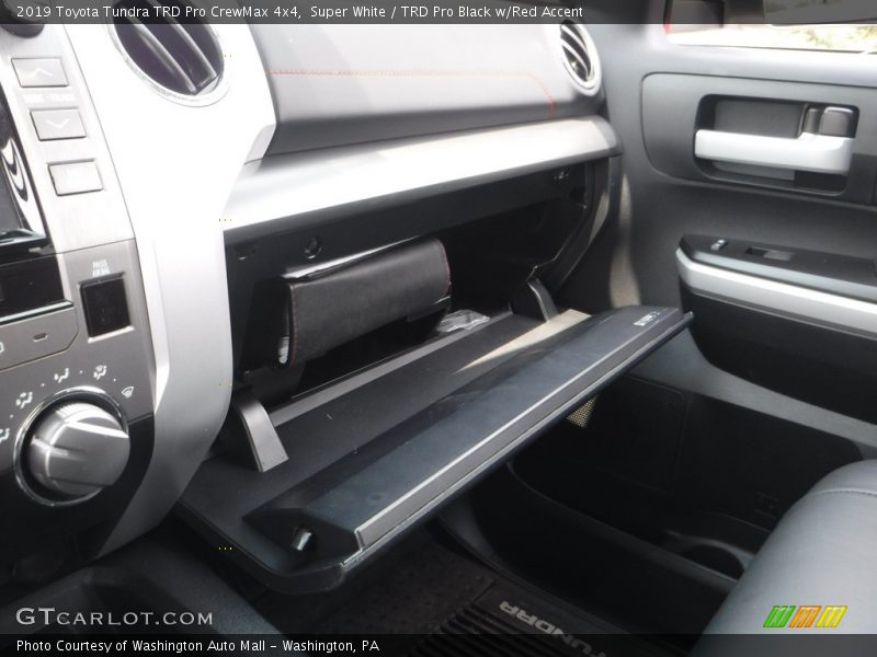 Super White / TRD Pro Black w/Red Accent 2019 Toyota Tundra TRD Pro CrewMax 4x4