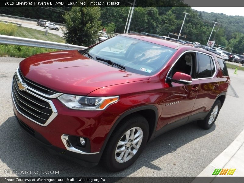 Cajun Red Tintcoat / Jet Black 2019 Chevrolet Traverse LT AWD