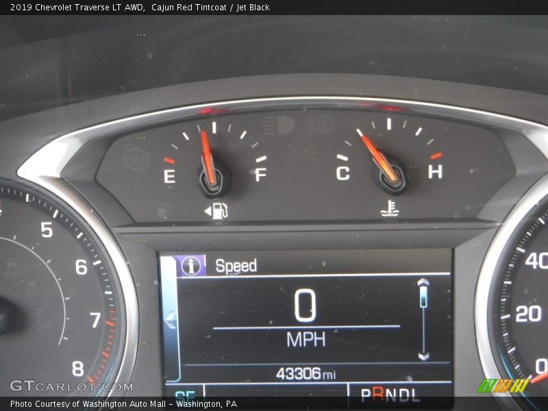 Cajun Red Tintcoat / Jet Black 2019 Chevrolet Traverse LT AWD