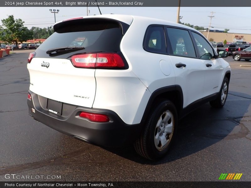 Bright White / Iceland - Black/Iceland Gray 2014 Jeep Cherokee Sport 4x4