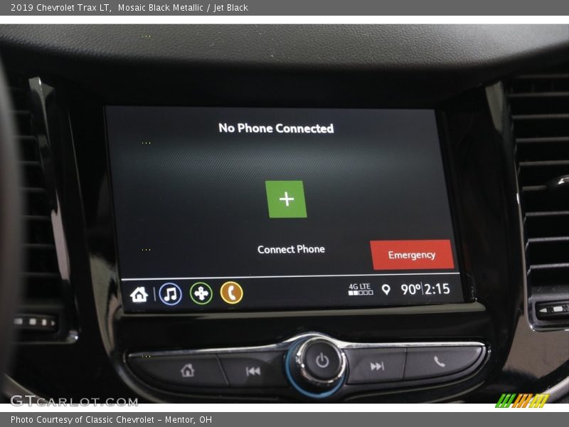 Mosaic Black Metallic / Jet Black 2019 Chevrolet Trax LT