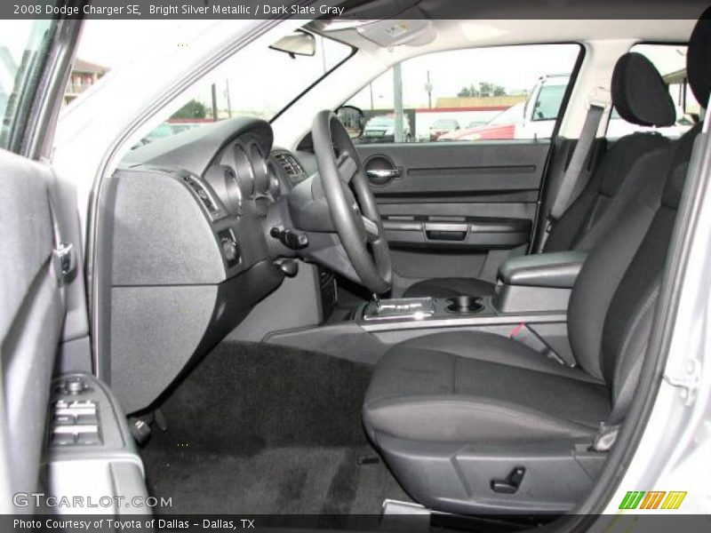 Bright Silver Metallic / Dark Slate Gray 2008 Dodge Charger SE