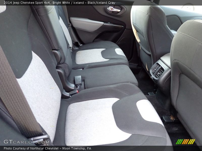Bright White / Iceland - Black/Iceland Gray 2014 Jeep Cherokee Sport 4x4