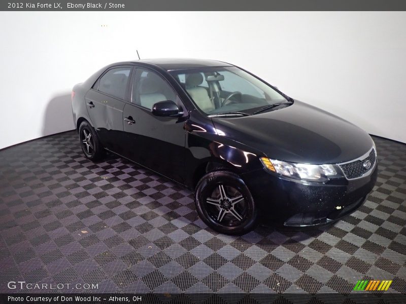 Ebony Black / Stone 2012 Kia Forte LX