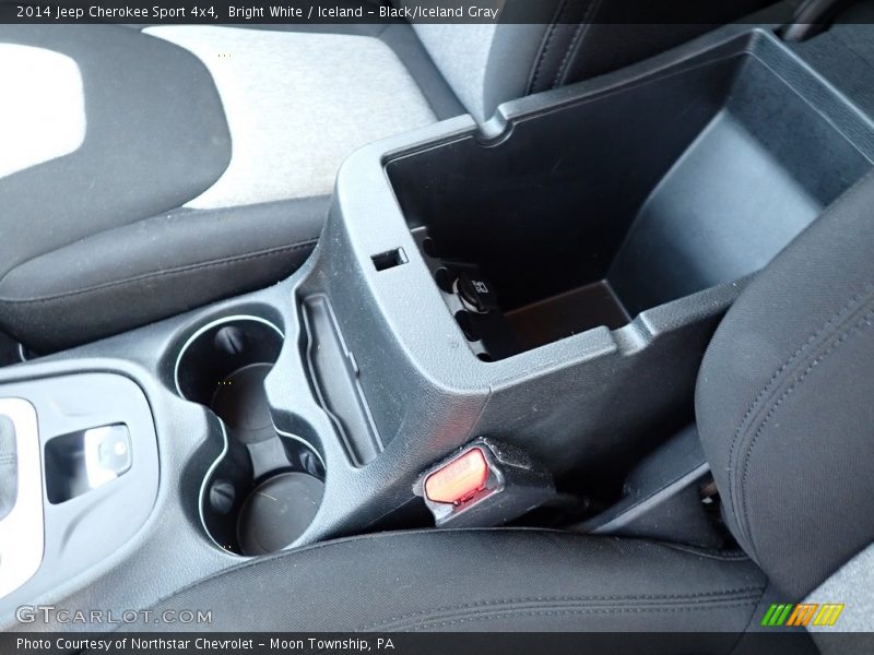 Bright White / Iceland - Black/Iceland Gray 2014 Jeep Cherokee Sport 4x4