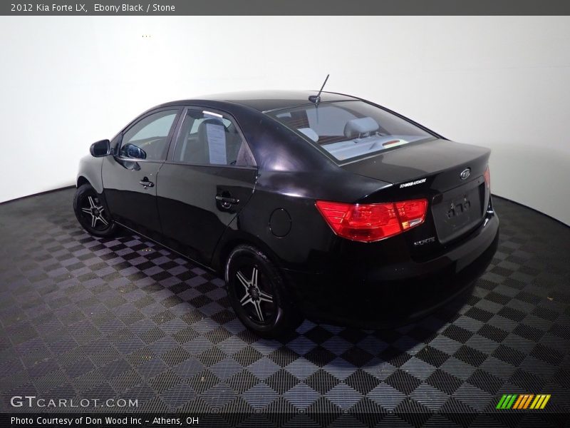 Ebony Black / Stone 2012 Kia Forte LX