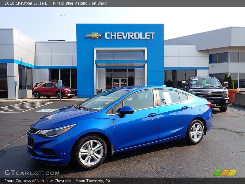 Kinetic Blue Metallic / Jet Black 2018 Chevrolet Cruze LT