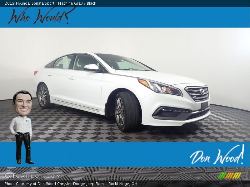 Machine Gray / Black 2019 Hyundai Sonata Sport