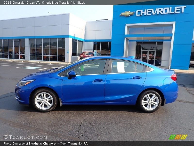 Kinetic Blue Metallic / Jet Black 2018 Chevrolet Cruze LT