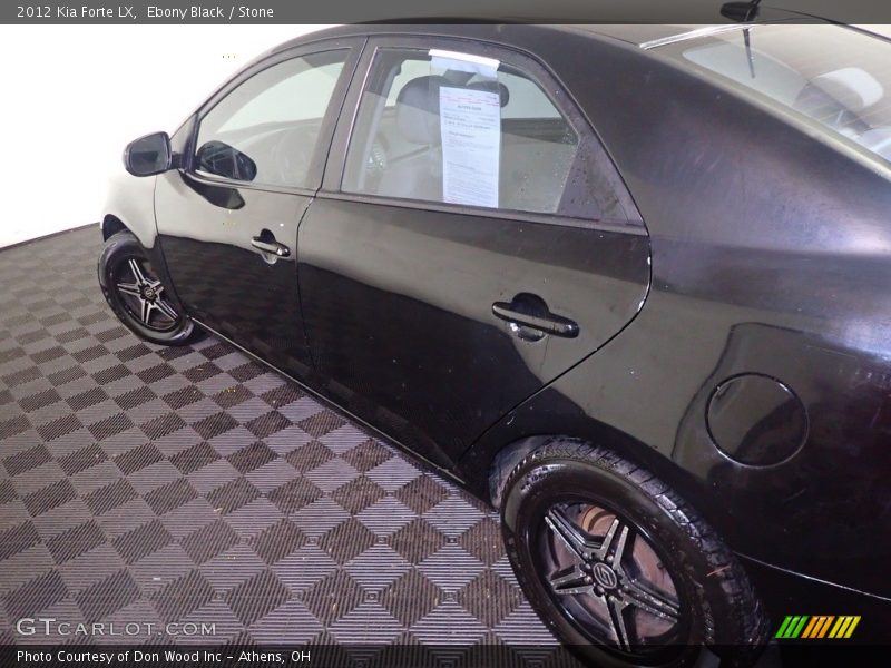 Ebony Black / Stone 2012 Kia Forte LX