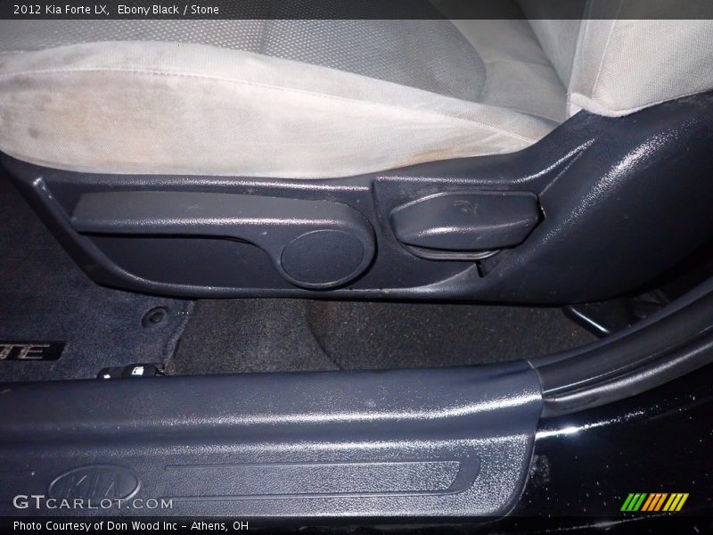 Ebony Black / Stone 2012 Kia Forte LX