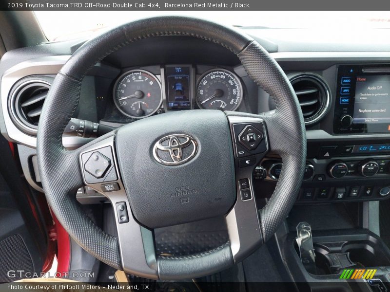 Barcelona Red Metallic / Black 2019 Toyota Tacoma TRD Off-Road Double Cab 4x4