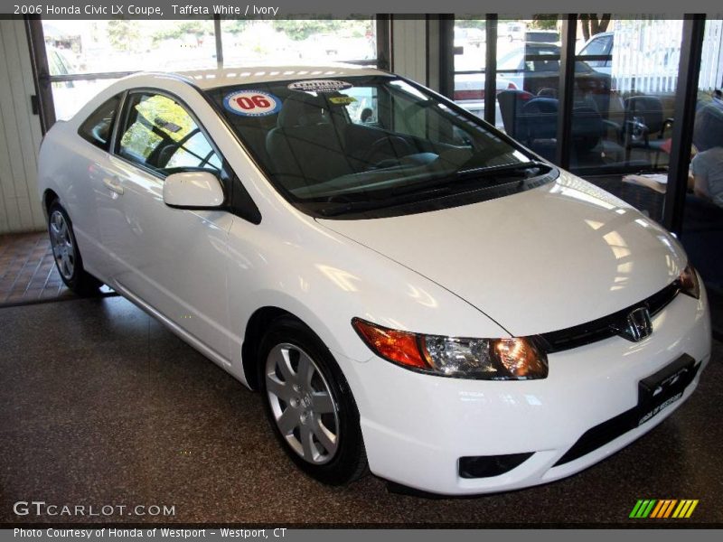 Taffeta White / Ivory 2006 Honda Civic LX Coupe
