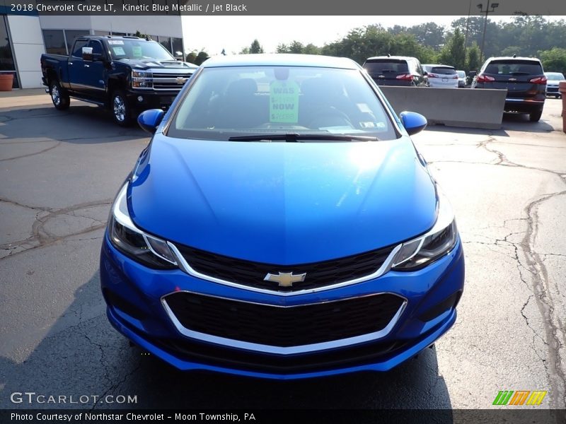 Kinetic Blue Metallic / Jet Black 2018 Chevrolet Cruze LT