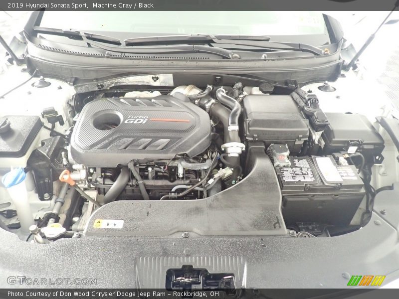 Machine Gray / Black 2019 Hyundai Sonata Sport