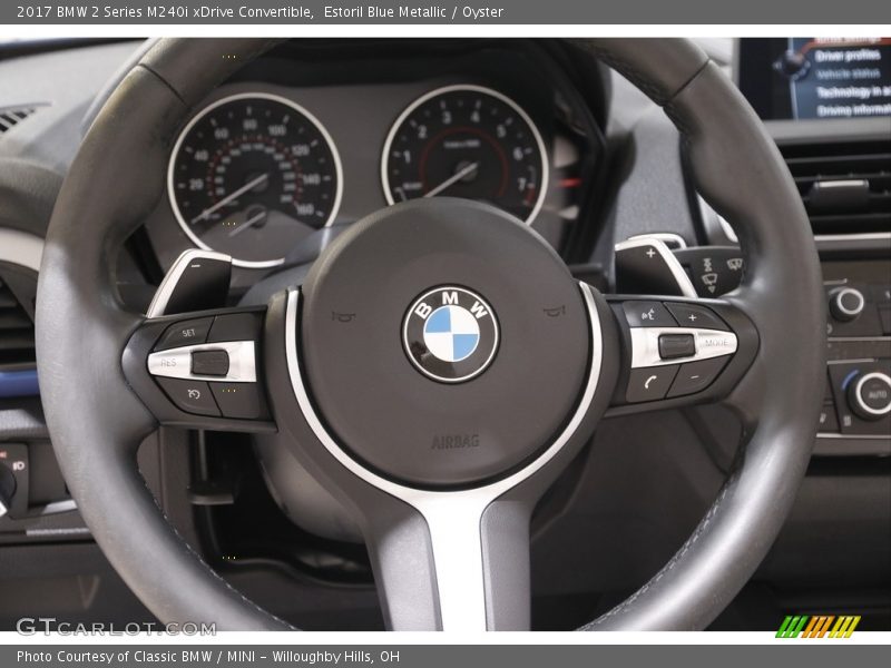  2017 2 Series M240i xDrive Convertible Steering Wheel