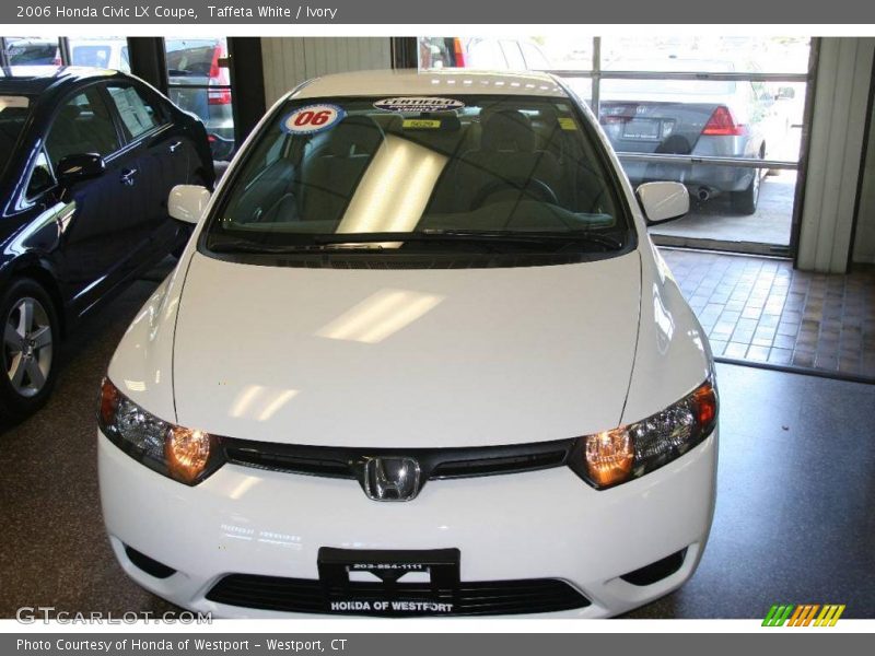 Taffeta White / Ivory 2006 Honda Civic LX Coupe