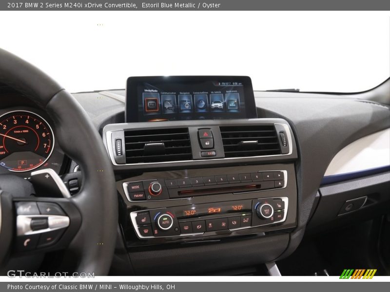Controls of 2017 2 Series M240i xDrive Convertible