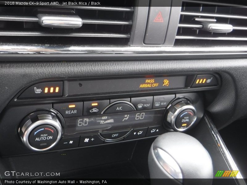 Jet Black Mica / Black 2018 Mazda CX-9 Sport AWD