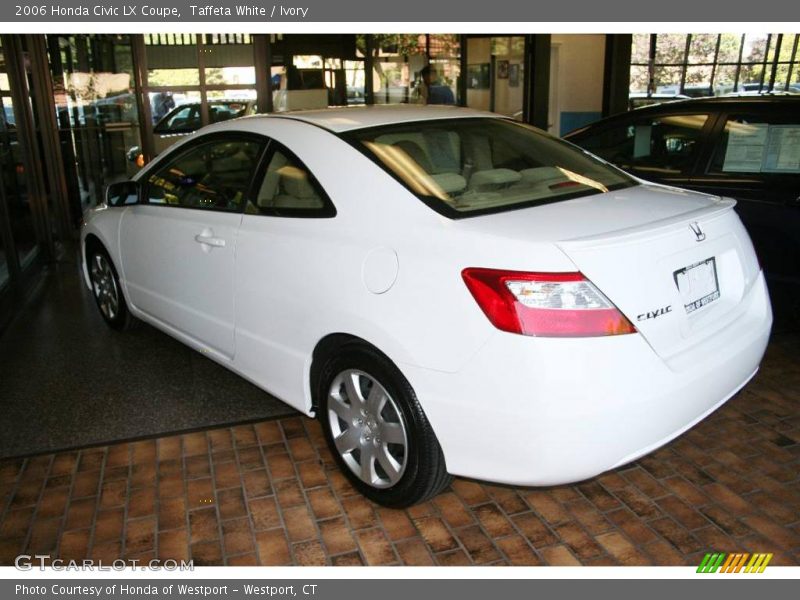 Taffeta White / Ivory 2006 Honda Civic LX Coupe