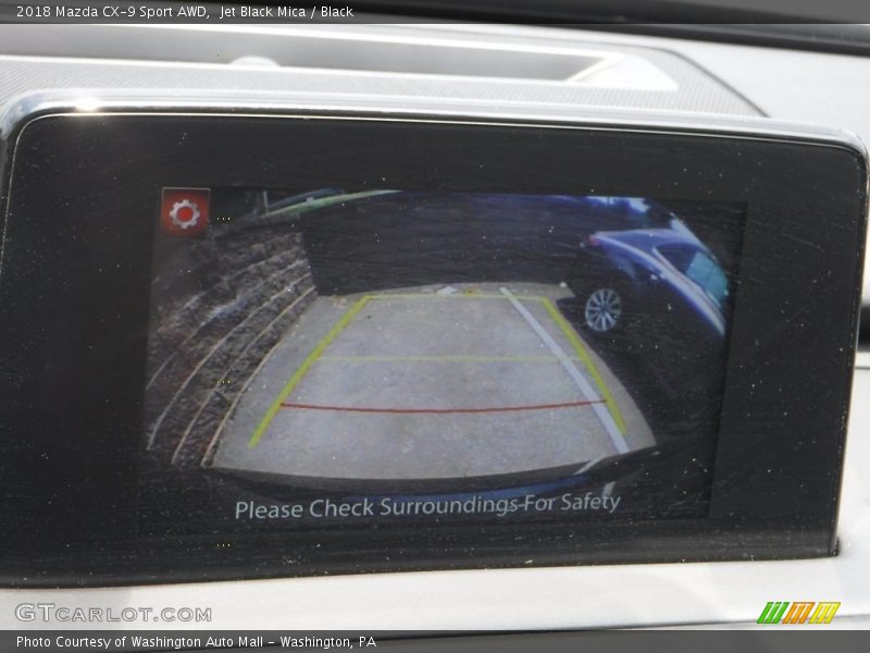 Jet Black Mica / Black 2018 Mazda CX-9 Sport AWD