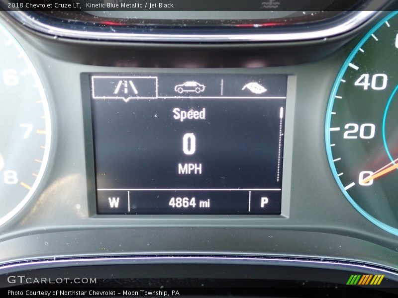 Kinetic Blue Metallic / Jet Black 2018 Chevrolet Cruze LT