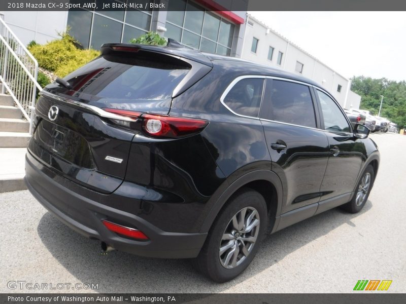 Jet Black Mica / Black 2018 Mazda CX-9 Sport AWD