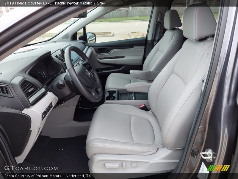 Pacific Pewter Metallic / Gray 2019 Honda Odyssey EX-L