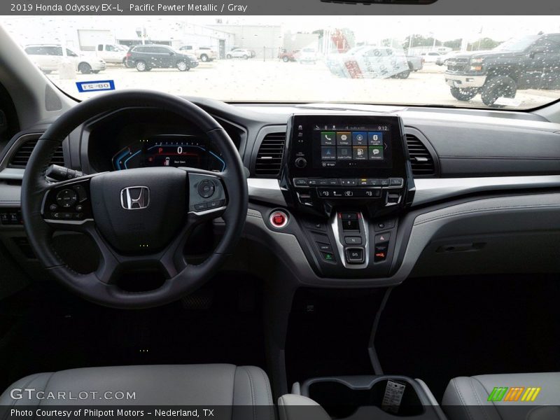 Pacific Pewter Metallic / Gray 2019 Honda Odyssey EX-L